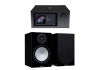 Микросистема Monitor Audio Silver 100 7G Black Gloss + NAD C700