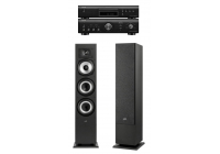 Комплект Polk Audio Monitor XT60 Black + Denon PMA-600NE + DCD-600NE Black